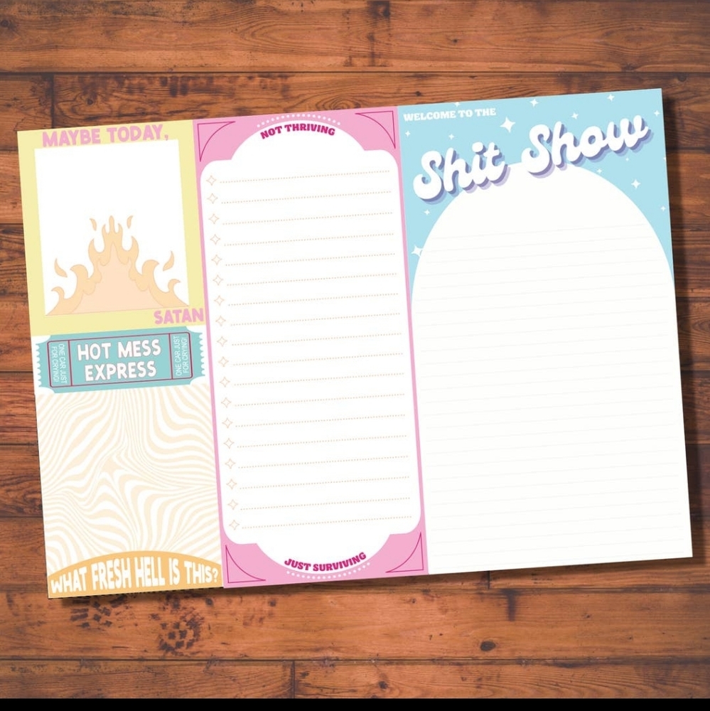 Shitshow note pad